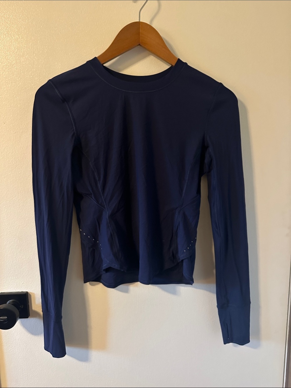 lululemon athletica Navy Long-Sleeve Running Sun Long Sleeve